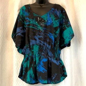 Calvin Klein Jeans evening blouse 1x